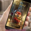 Convite de 15 Anos A Bela e a Fera Interativo Premium com rosa encantada na redoma de vidro, detalhes dourados, brilho elegante e layout digital em formato de site.