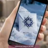 Capa do Convite de 15 Anos Baile de Inverno em formato digital interativo. A arte apresenta um elegante envelope branco decorado com um sofisticado floco de neve azul e prateado em destaque. O cenário é composto por cristais de gelo, neve brilhante e tons suaves de azul, criando uma atmosfera inspirada nos encantadores bailes de inverno. O design transmite elegância, delicadeza e um toque mágico, perfeito para uma celebração de 15 anos inspirada na beleza da estação mais encantadora do ano.