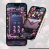 Parte interna do Convite de 15 Anos Jardim Noturno em formato digital interativo. O design apresenta um cenário encantador com rosas em tons suaves de rosa, lanternas iluminadas e delicadas luzes cintilantes que criam uma atmosfera romântica e mágica. As informações da celebração são exibidas em um elegante painel central, proporcionando uma experiência visual sofisticada e harmoniosa inspirada em um jardim iluminado sob as estrelas.