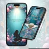 Convite Fundo do Mar Interativo Premium para 15 anos com cenário submarino, conchas, corais, envelope perolado, iluminação oceânica e layout digital em formato de site.