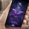 Convite Interativo Premium Euphoria para 15 anos com envelope digital roxo, globo espelhado, iluminação neon, pista de dança e layout em formato de site.