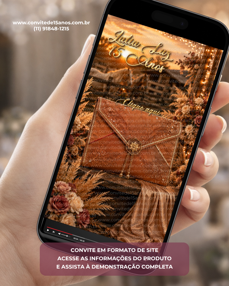 Convite Interativo Premium Country